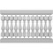 Ekena Millwork Fiberthane Legacy Balustrade Railing Kit, Style A (6 1/4" On-Center Spacing to Pass 4" Sphere Code) BALK42X072LGA - alternate 3